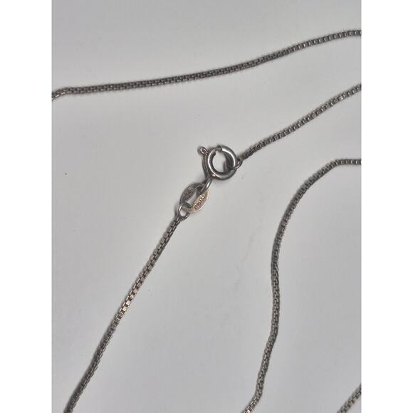 Sterling Silver Italy 925 Chain 16" Length - Picture 2 of 3